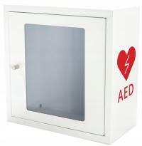 Шкаф asb1000 для дефибриллятора AED-белый, магнитный замок