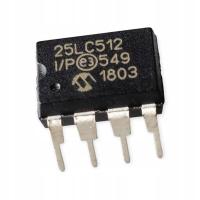 25LC512-I/P PAMIĘĆ EEPROM SPI 64kx8bit 2.5-5,5V