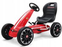 Gokart na pedały MILLY MALLY Abarth Czerwony