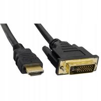 Kabel Akyga AK-AV AK-AV-11 DVI-D M - HDMI M; 1,8m