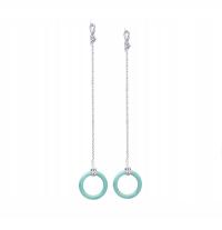 kółka gimnastyczne drewniane Karussell turkusowy