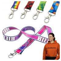 Smycze z Nadrukiem Kolorowym Dwustronnym Z Logo Na Klucze 20mm 50szt