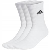 Носки Adidas длинные Cushioned Crew 3-Pack спортивные белые r M 40-42