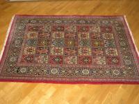 PIĘKNY CZYSTO WEŁNIANY GRUBY I GĘSTO TKANY STYLOWY DYWAN KILIM 161/106+fr