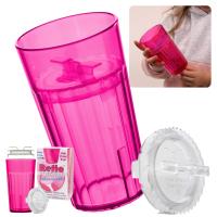 Nietłukący Kubek dla maluszka Logopedyczny Z wkładką Różowy Reflo