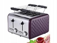 Тостер TurboTronic TT-D4PT серебристый / серый 1500 Вт