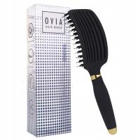 SISTER YOUNG Szczotka do rozczesywania włosów OVIA BLACK BV Czarna