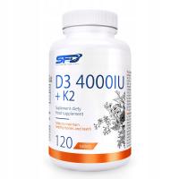 SFD витамин D3 4000 К2 МК-7 120TAB иммунитет усталость кости зубы суставы