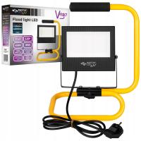 Галогенная светодиодная прожекторная лампа 50 Вт портативная 4500K рабочая строительная ручка