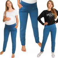 Spodnie ciążowe POLA dresowe, niski panel L jens