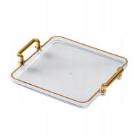 Taca do serwowania Talerz prysznicowy Nowoczesna taca do przechowywania kosmetyków Łazienka Wyczyść