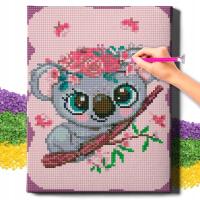 HAFT DIAMENTOWY z Ramką Diamond Painting 5D 20x30 cm Mozaika Koala Oh Art!