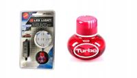 PODŚWIETLENIE LED POD POPPY ZAPACH AUTA TIR LAMPKA MULTIKOLOR + ZAPACH SAMOCHODOWY WIŚNIA TURBO do POPPY 150 ml