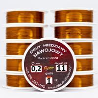 Медный провод намотки ДН2Э ФД 0.2 мм медный