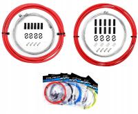 КОМПЛЕКТ ТРОСОВ И БРОНИ ДЛЯ ТОРМОЗОВ И ПЕРЕКЛЮЧАТЕЛЕЙ TRLREQ КРАСНЫЙ