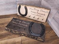 Oryginalny prezent WIESZAK NA KLUCZE parapetówka nowy dom