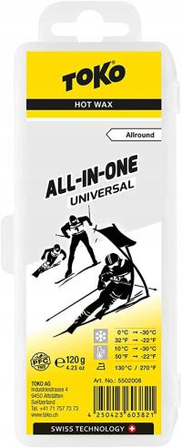Smar narciarski All-in-one Wax universal 120g Toko