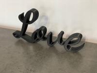 Любовь 3D надписи 28 см разные цвета