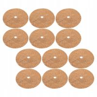 12 SZT. OKRĄGŁE MATY KOKOSOWE DO OCHRONY DRZEW I ROŚLIN OGRODOWYCH