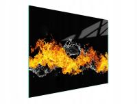 SZKLANA DESKA DO KROJENIA 52x30 OGIEŃ SZYBA HARTOWANA