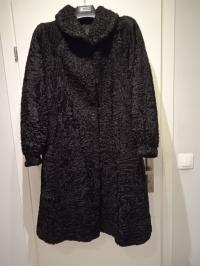 Futro naturalne z karakułów - jak nowe!