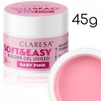 CLARESA SOFT&EASY BUILDER GEL BABY PINK 45G