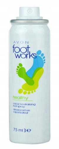 Avon Foot Works Healthy Spray do stóp i obuwia tłumi nieprzyjemny zapach