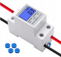 Однофазный счетчик энергии DIN LCD ток ваттметр 5 (80) рельс кВтч