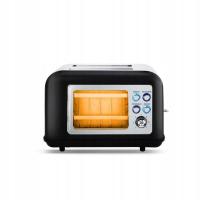 Toster Kitchencook TOASTEO GLASS czarny 800 W