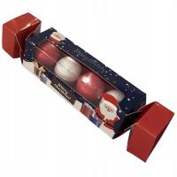 Prezent na święta zestaw kule do kąpieli Mikołaj