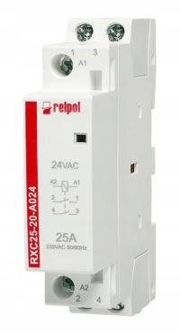 Stycznik instalacyjny 250 V AC 25 A 24 V AC 2617017 RXC25-20-A024