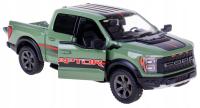 FORD F-150 RAPTOR 2022 LIVERY KINSMART 1:46 ZIELONY