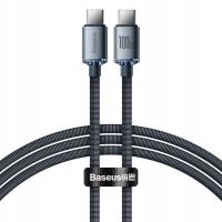 Кабель Baseus USB Type C - USB Type C 1,2 м Черный
