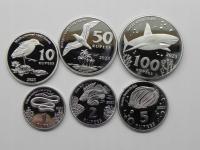 199/ ZESTAW 6 SZT. MONET WYSPY KOKOSOWE 2023 ROK