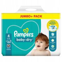 Pieluszki Pampers Baby-Dry Rozmiar 4 84 szt.