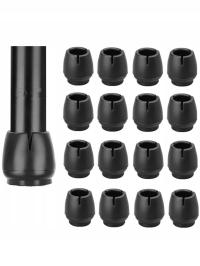 Силиконовые защитные накладки 16-21 мм для ножек стула 16 шт. с войлоком