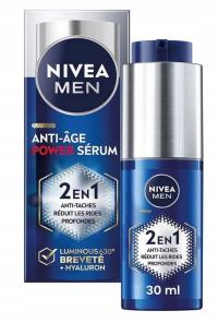NIVEA MEN Power 2 w 1 Anti-Age Serum przeciw przebarwieniom 30 ml