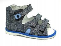 Sandały Postęp ZOSIA BP-222 granat przecierany roz.23