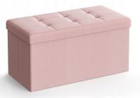 Пуф с ящиком для хранения ящик контейнер скамейка для гостиной комнаты розовый