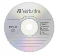 ДИСКИ CD-R Verbatim 700MB x52 szpindel 10шт