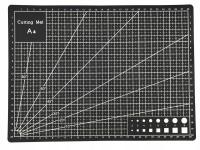 MATA DO CIĘCIA SAMOGOJĄCA MODELARSKA A4 CZARNA DWUSTRONNA NOŻE PODKŁADKA