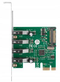 Сетевая карта PCI EXPRESS LANBERG 4xusb-A 3.1 Follow LP