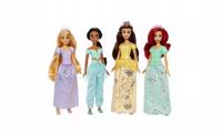 BARBIE KSIĘŻNICZKI DISNEY BELLA JASMINA ARIELKA ROSZPUNKA HNX09