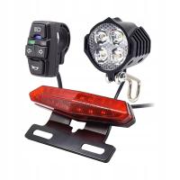Zestaw oświetlenia LED do motocykla, quada, skutera