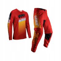 Leatt strój moto cross enduro atv Red XS