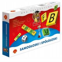 Gra PLANSZOWA dla Dzieci Samogłoski i Spółgłoski