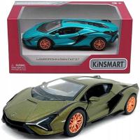 LAMBORGHINI SIAN FKP 37 MODEL KOLEKCJONERSKI ZŁOTY 1:40 KINSMART