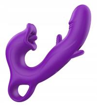 WIBRATOR TRZEPOCZĄCY + JĘZYCZEK LIŻĄCY ŁECHTACZKĘ MASAŻER MINETKA USTA USB