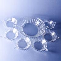 lata 60/70-te PIĘKNY designerski ZESTAW PATERA MISECZKI SZKLANECZKI