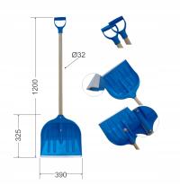 ЛОПАТА ДЛЯ СНЕГА ПЛАСТИКОВАЯ МАЛЕНЬКАЯ